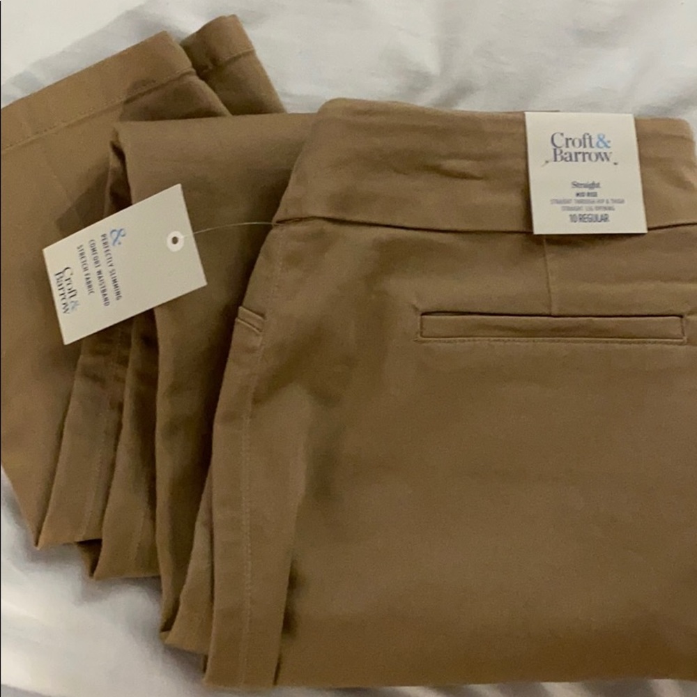 Khaki Croft & Barrow pants